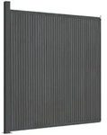 vidaXL Zaunelement Grau 173x186 cm WPC