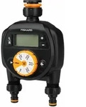 Fiskars Zeitschaltuhr / Timer mit 2 Ausg&auml;ngen, Schlauchtimer, Wasseruhr, 1054792