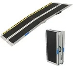 Baumarktplus TRUTZHOLM Rollstuhlrampe 183 cm Traglast 272 kg Alu 2-fach klappbar