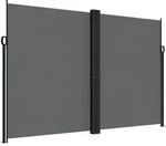 vidaXL Seitenmarkise Ausziehbar Anthrazit 220x1000 cm
