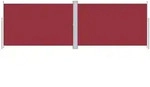 vidaXL Einziehbare Seitenmarkise Rot 200x600 cm Helios Outdoor-Modell