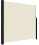 vidaXL Seitenmarkise Ausziehbar Creme 180x500 cm