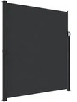 vidaXL Seitenmarkise Ausziehbar Schwarz 220x600 cm