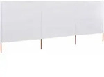 vidaXL 3-teiliges Windschutzgewebe 400 x 80 cm Sandwei&szlig;