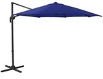 SVITA Sonnenschirm 3m UV Schutz Ampelschirm Marktschirm 160g/m2 Blau