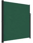 vidaXL Seitenmarkise Ausziehbar Dunkelgr&uuml;n 220x500 cm