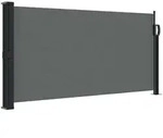 vidaXL Ausziehbare Seitenmarkise Anthrazit 100x300 cm