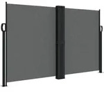 vidaXL Seitenmarkise Ausziehbar Anthrazit 140x1000 cm
