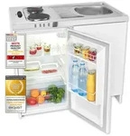 Exquisit Mini-K&uuml;che Pantry KK1085 weiss | K&uuml;hlschrank mit 76 l Nutzinhalt 