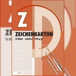 2221 Zeichenkarton - Block mit 10 Blatt, 190g/qm, A2