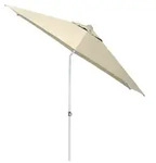 Kettler EASY PUSH Schirm Schirm &Oslash; 300 cm, UPF 50+, silber/ natur,