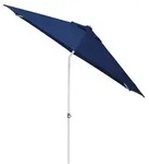 Kettler EASY PUSH Schirm Schirm &Oslash; 300 cm, UPF 50+, silber/ blau, Aluminium/Polyester