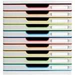 Exacompta 302913D 1x MODULO A4 - 10 Laden Black Office - Regenbogen