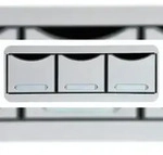 Exacompta 318740D 1x Toolbox mit 3 Schubladen, Serie Office - Lichtgrau