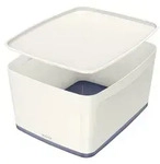 Leitz Aufbewahrungsbox MyBox 52161001 mittel 18l Deckel ws/gr