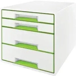 LEITZ Schubladenboxen WOW CUBE, 4 Schubladen, hellgr&uuml;n