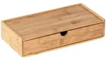 WENKO Bambus Box Mod. Terra mit Schublade, versteckte Aufbewahrungsm&ouml;glichkeit