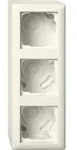 Gira AP-Geh&auml;use 3f + Rahmen 106301