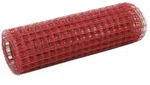 vidaXL Drahtzaun Stahl mit PVC-Beschichtung 10x0,5 m Rot