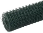 vidaXL Drahtzaun Stahl mit PVC-Beschichtung 10x1,5 m Gr&uuml;n