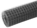 vidaXL Drahtzaun Stahl mit PVC-Beschichtung 10x1,5 m Grau
