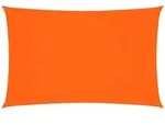 vidaXL Sonnenschirmsegel rechteckiges Oxford-Gewebe 2,5 x 5 m orange Modell Soleil