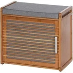 WENKO Schuhschrank aus Bambus mit Sitzpolster Mod. Bahari, aus Bambus