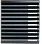 Exacompta 304714D 1x Schubladenbox MODULO A4, 10 offene Laden - Dunkelgrau|