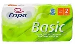 64 Rollen Toilettenpapier, 2-lagiges Tissue 12 cm x 10 cm weiss Basic 250 Blatt