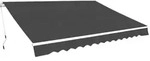 vidaXL Gelenkarmmarkise 350 cm Anthrazit