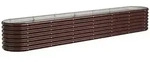vidaXL Hochbeet Verzinkter Stahl 260x40x36 cm Braun