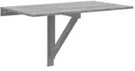 vidaXL Wand-Klapptisch Grau Sonoma 100x60x56 cm Holzwerkstoff