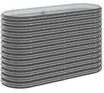 vidaXL Hochbeet Verzinkter Stahl 114x40x68 cm Anthrazit