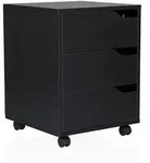 Rollcontainer ORGANISER I schwarz / schwarz hjh OFFICE