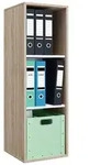 VCM B&uuml;roregal & B&uuml;cherregal Lona Sonoma-Eiche H. 110 x B. 35 x T. 37 cm