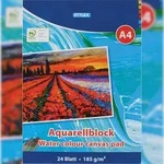 STYLEX&reg; 28690 Aquarellblock - A4, 185 g/qm, 24 Blatt