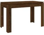 vidaXL Esstisch Braun Eichen-Optik 120x60x76 cm Holzwerkstoff