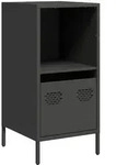 vidaXL Sideboard Schwarz 35x39x73,5 cm Kaltgewalzter Stahl