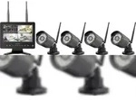 Sygonix SY-6330456 Funk-&Uuml;berwachungskamera-Set mit 4 Kameras 1280 x 720 Pixel 2.4