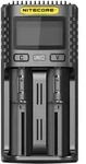 Nitecore UMS2 USB-Schnell-Ladeger&auml;t QC 2.0 kompatibel f&uuml;r Li-Ion Akkus
