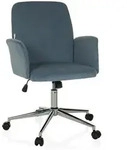 B&uuml;rostuhl / Drehstuhl / Schalenstuhl SOLAO CORD Stoff taubenblau hjh OFFICE