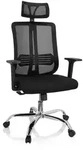 B&uuml;rostuhl / Drehstuhl ZH 200 Netzstoff schwarz hjh OFFICE