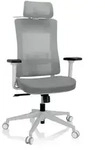 B&uuml;rostuhl / Drehstuhl COMFIO WMH Netzstoff / Stoff grau hjh OFFICE