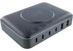 InLine Powerstation Multiport - Netzteil - Ladeger&auml;t - Wireless charging