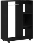 vidaXL Kleiderschrank Schwarze Eiche 80 x 40 x 110 cm Holzwerkstoff