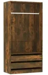 vidaXL Kleiderschrank R&auml;uchereiche 100x50x200 cm Holzwerkstoff