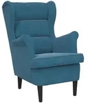 vidaXL Sessel Blau Samt