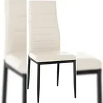 CLP Esszimmerstuhl Mayfair creme/Kunstleder