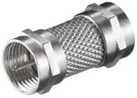 goobay F Verbinder aus Zink (Bulk)