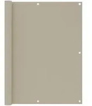 vidaXL Beiger Balkonschirm 120x400 cm Oxford-Stoff Modell Horizon Nature